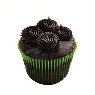 Cupcake Chocolate Vegano Sin Azúcar