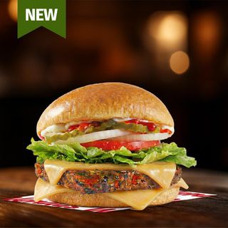 ლობიოს ბურგერი ყველით