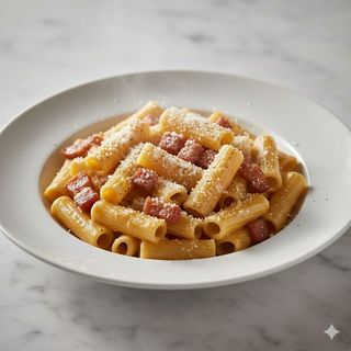 Rigatoni A La Carbonara