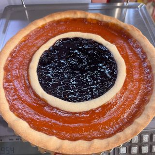 Crostata marmellata albicocca e frutti di bosco 950 gr