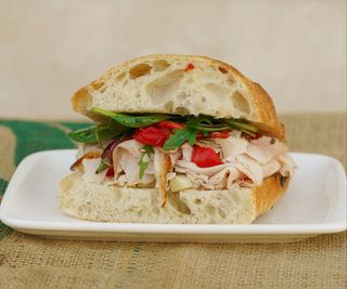 Porchetta și fulgi di grana