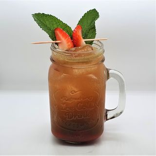 Limonada de fresa, lima y menta (500 ml.)