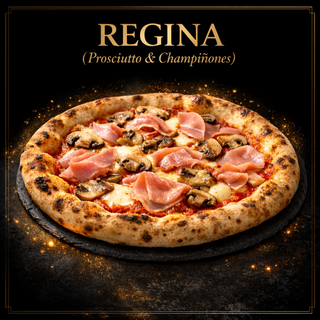 Pizza Regina (Prosciutto & Champiñones)