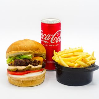 Jurassic Park Burger + Frites + Boisson