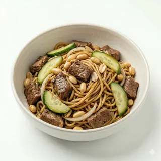 Noodles cu vita 
