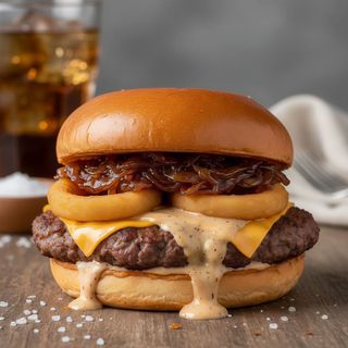 The Smokey Onion Burger
