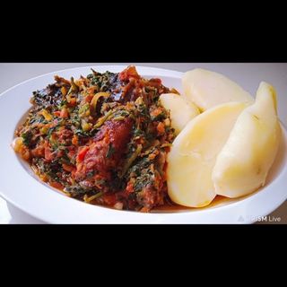 Potato and vegetables sauce 