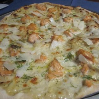 Pizza Salmone, Mediana
