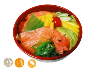 Sashimi Salmón Poke