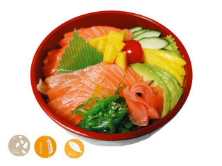 Sashimi Salmón Poke