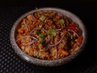 Рис з куркою та креветками (300g)