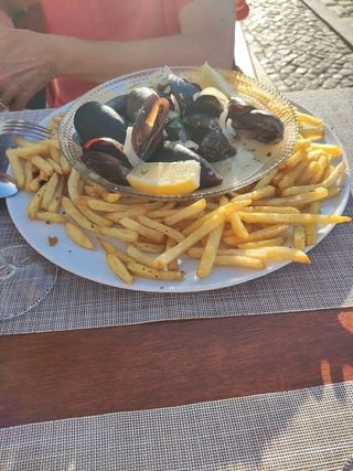 Mexilhões au Champagne