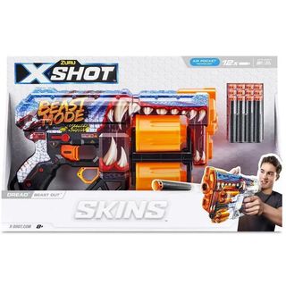 Pistol X-Shot Skins Dread Beast Out, 12 proiectile [4185913]