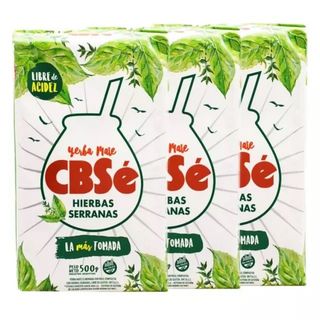 Pack 3 ud. Yerba mate CBSé Hierbas Serranas 500 gr. (3351)