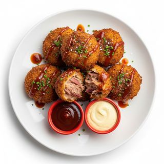 Polpette al pulled pork 6 pezzi