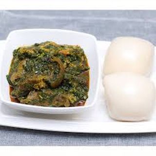 Afang Soup and Swallow