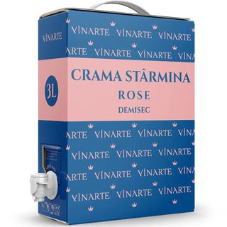 Vinarte Crama Stârmina Rosé Demisec BIB 3l