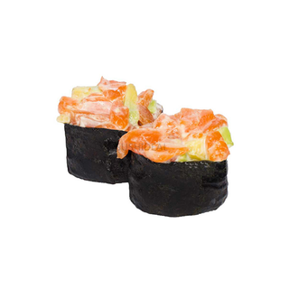 26. Gunkan de salmón (2 pzs.)