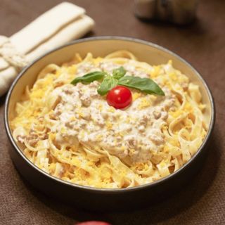 Tagliatelle Viande Hachée Sauce Blanche