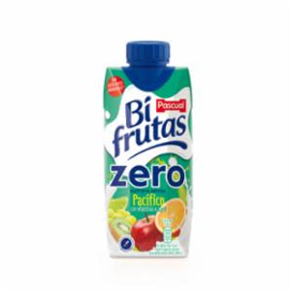 Bifrutas Pacífico Zero · Envase de 330 ml.
