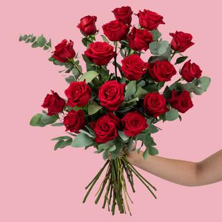 Bouquet 9 Rose Rosse