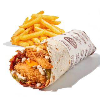 Wrapper Trufado con Patatas