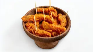 Strisce di pollo menu