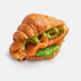 круассан с семгой 