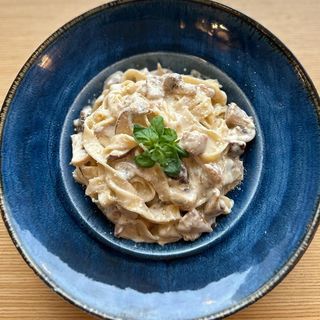 Tagliatelle con Funghi Porcini