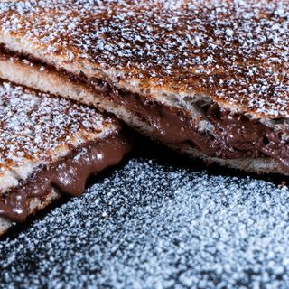 Baby toast dolce con Nutella