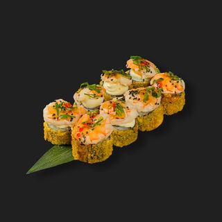 Special hot shrimps roll