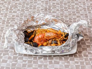 Spaghetti al cartoccio