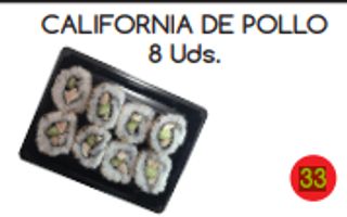 33. California De Pollo (8 Uds.)