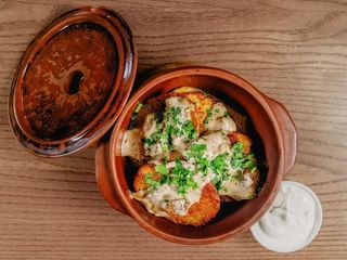 Деруни з білими грибами (240/50g)