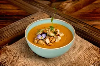 Supă cremă de legume coapte