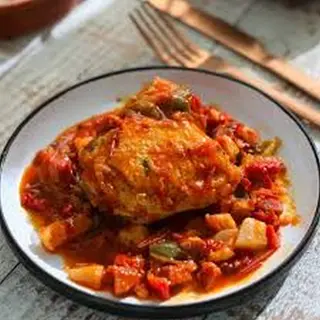 Chicken Basquaise