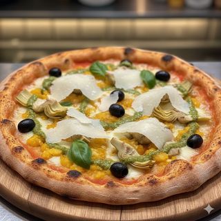 La carciofona di verde