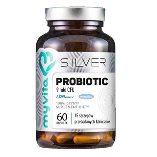 Probiotic Probiotyk 9 mld CFU 60 kapsułek MyVita Silver Pure