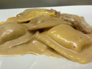 Ravioli De Calabaza Y Castaña