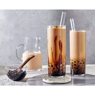 Caramel With Nuts Boba Milkshake