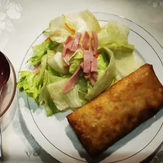 Ensalada China Y Rollo De Primavera