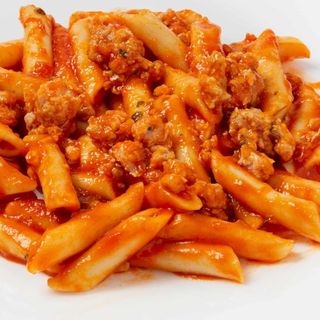 Macarrones boloñesa de ternera