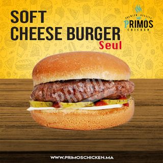 Soft cheese burger Sans frites