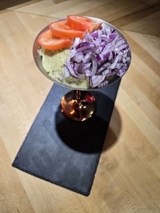 Salata de vinete cu ceapa rosie