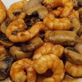 -65-Gambas Con Champiñones