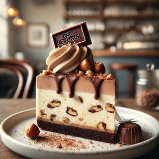 Fetta di torta speciale Baci Perugina