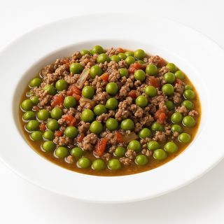 Petit Pois Avec Viande Hachée