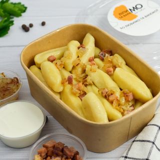 Палюшки з шкварками та смаженою цибулькою 260/40