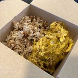 PLATO DE 2 OPCIONES PROTEINA VEGETAL + CEREAL