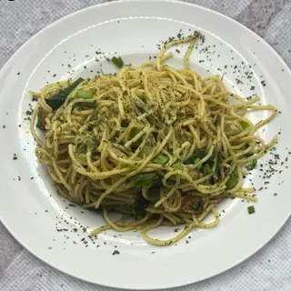 Espaguetis alioli